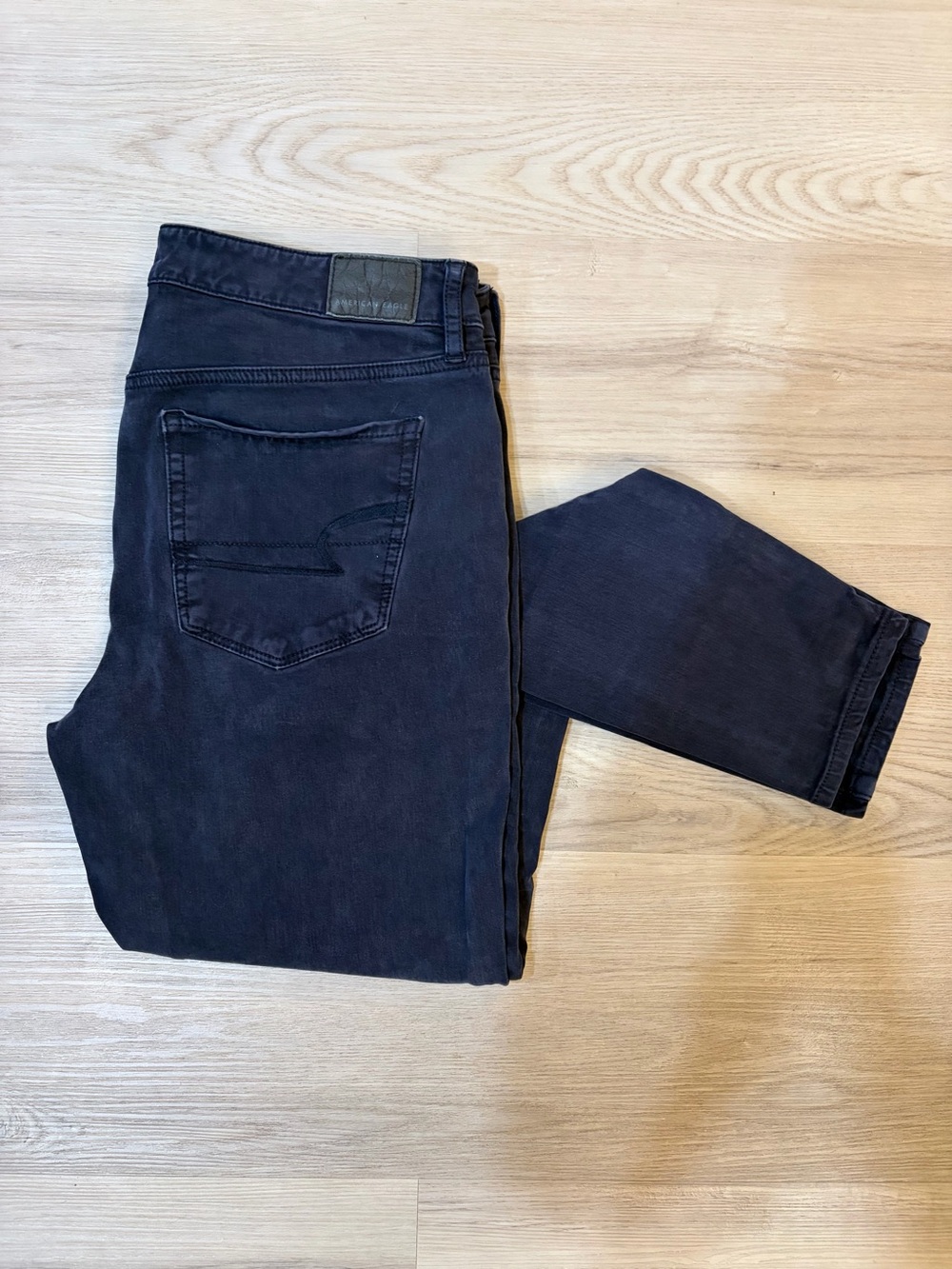 American Eagle Navy High Rise Jeggings 8
